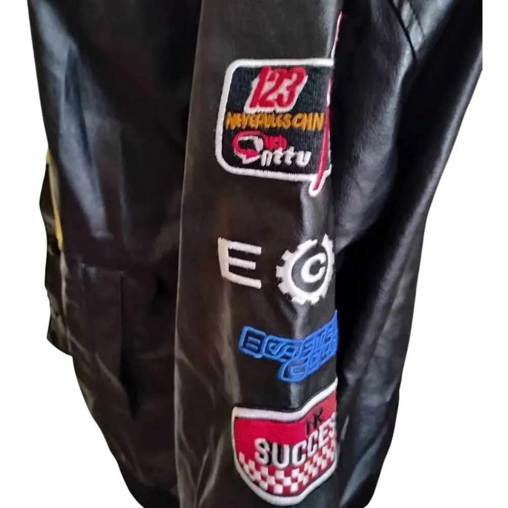 Men's Elfric Eden Sporty Racing Jacket‎ Blokecore Size Medium